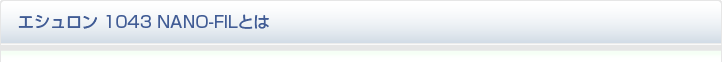 エシュロン 1043 NANO-FILとは