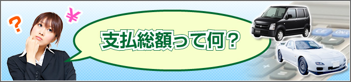 支払総額って何？