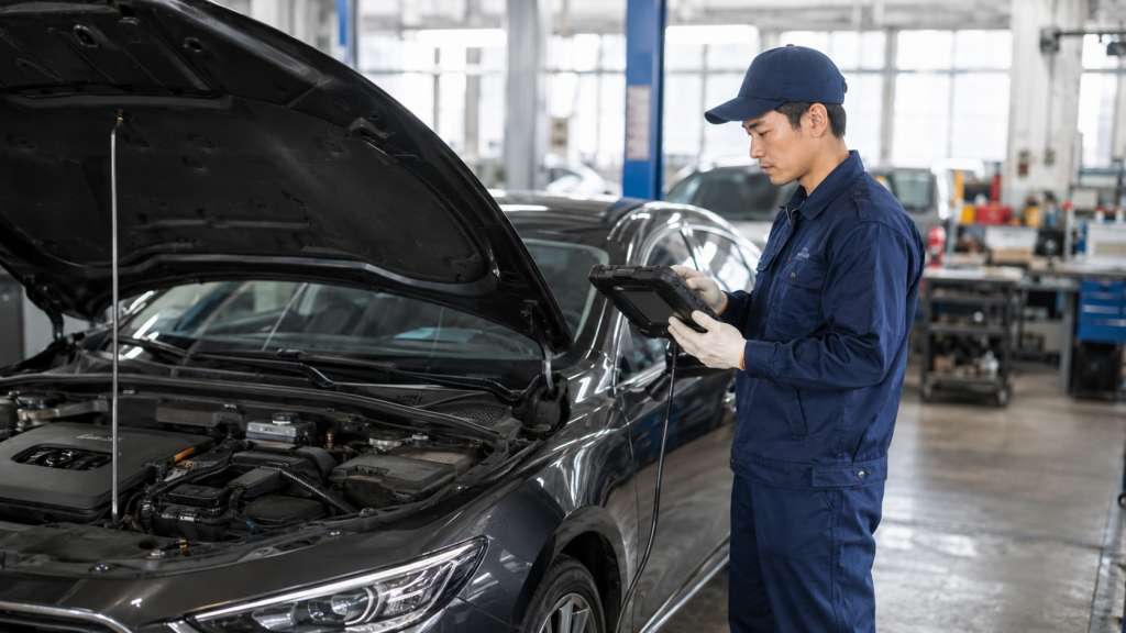 故障診断輸入車整備。