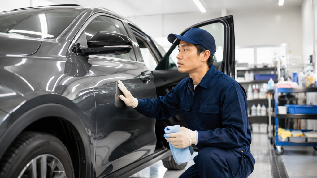 納車前整備。