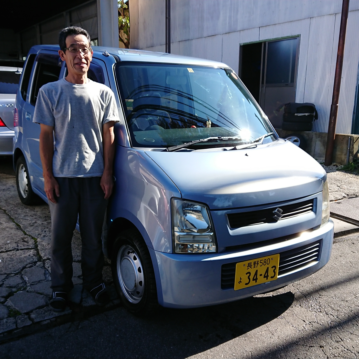 ワゴンｒ納車 スズキ ４ｗｄターボ 軽自動車 長野 須坂 小川オート 長野 須坂 小川オート