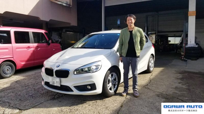 ｂｍｗ 218i アクティブツアラー納車です 原価から買う新発想 長野 須坂 小川オート 長野 須坂 小川オート