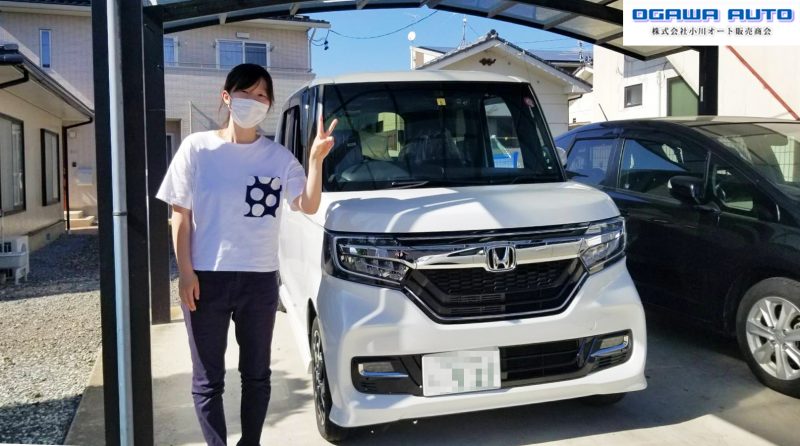 ホンダ N Boxカスタムのご納車です 低金利 新車販売の小川オート 新車値引き全国no 1に挑戦中 長野 須坂 小川オート スタッフブログ