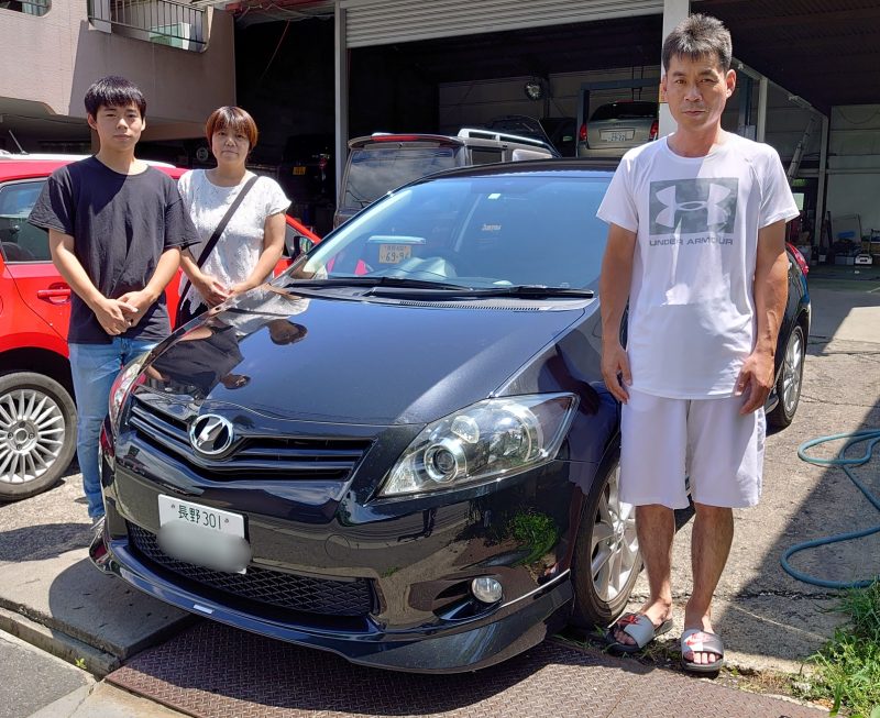 オーリス納車 ｒｓ 6速マニュアル 長野 須坂 小川オート 長野 須坂 小川オート