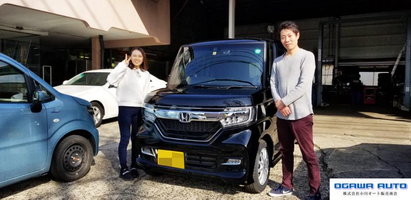 新車 ホンダ ｎ ｂｏｘカスタムご納車です 松本市にお住いのｎ様おめでとうございます 長野から全国販売 限界値引き 低金利の小川オート 長野 須坂 小川オート スタッフブログ