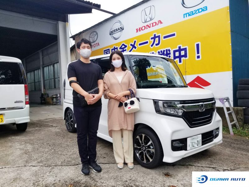 新車 ホンダ N Boxカスタムご納車です 長野市のお住いのk様 おめでとうございます 長野県での新車購入なら超低金利 限界値引きの小川オート 長野 須坂 小川オート スタッフブログ