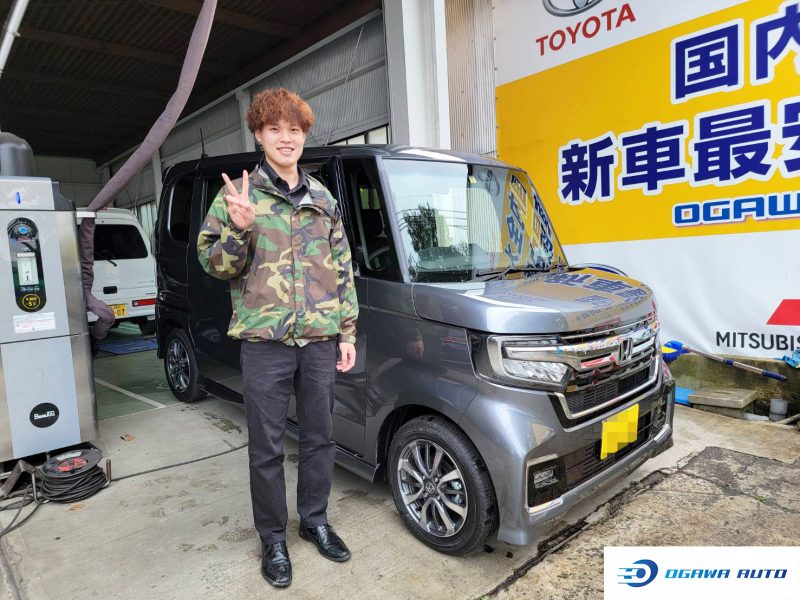 新車 ホンダ Nboxカスタムご納車です 上伊那郡にお住いのk様 ご納車おめでとうございます 長野県から全国販売 限界値引き 超低金利の小川オート 長野 須坂 小川オート スタッフブログ